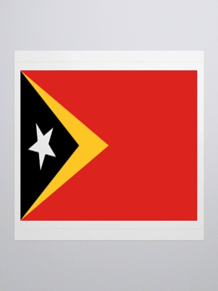 East Timor Flag Sticker - Premium Vinyl Design for National Pride product image (3)