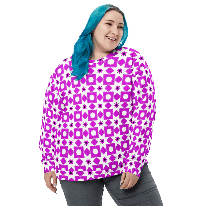 Abstract Fun Pattern Unisex All Over Print Sweatshirt product image (2)