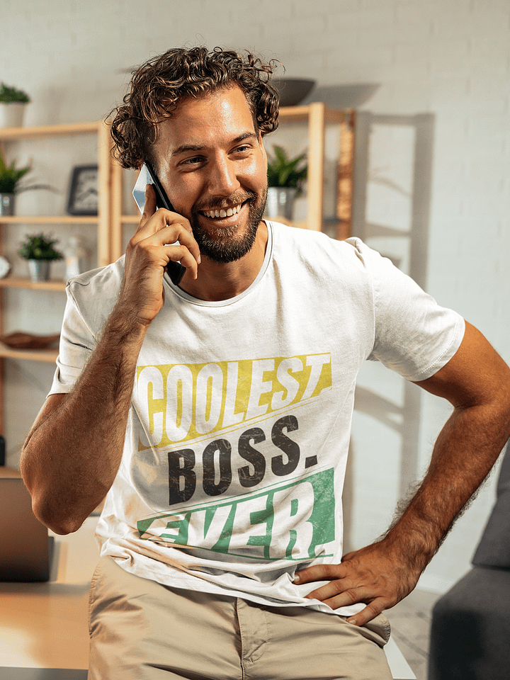 Special Edition Heavyweight T-Shirt – Coolest Boss Ever | Ultra-Soft, Elevated Fit & Leadership-Inspired product image (2)
