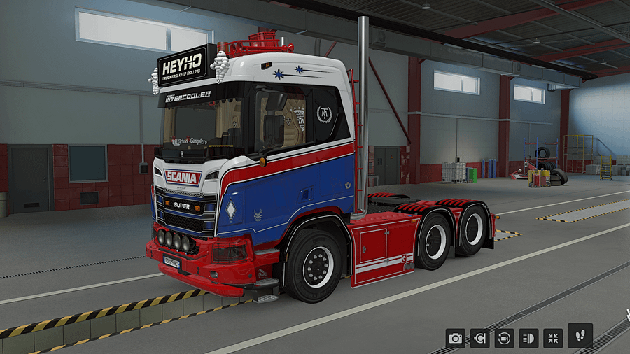 ETS2 TM Scania PGRS (SCS & Eugene) + FREE Trailers - Multicolor Skin Pack (Paintjob only) product image (3)