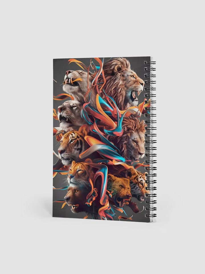 Majestic Big Cats Spiral Notebook product image (2)