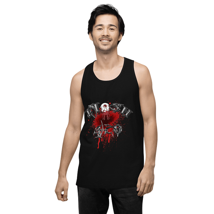 BLOODSPLAT 420 LOGO MEN'S TANK TOP product image (9)