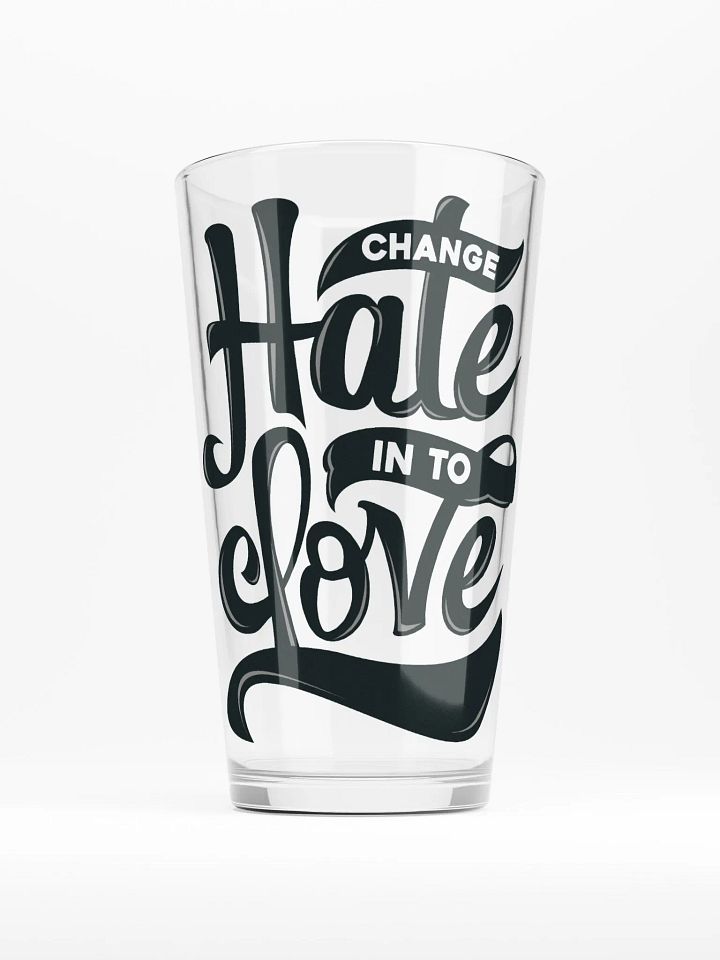 HATE -> LOVE Collectible Glass product image (1)