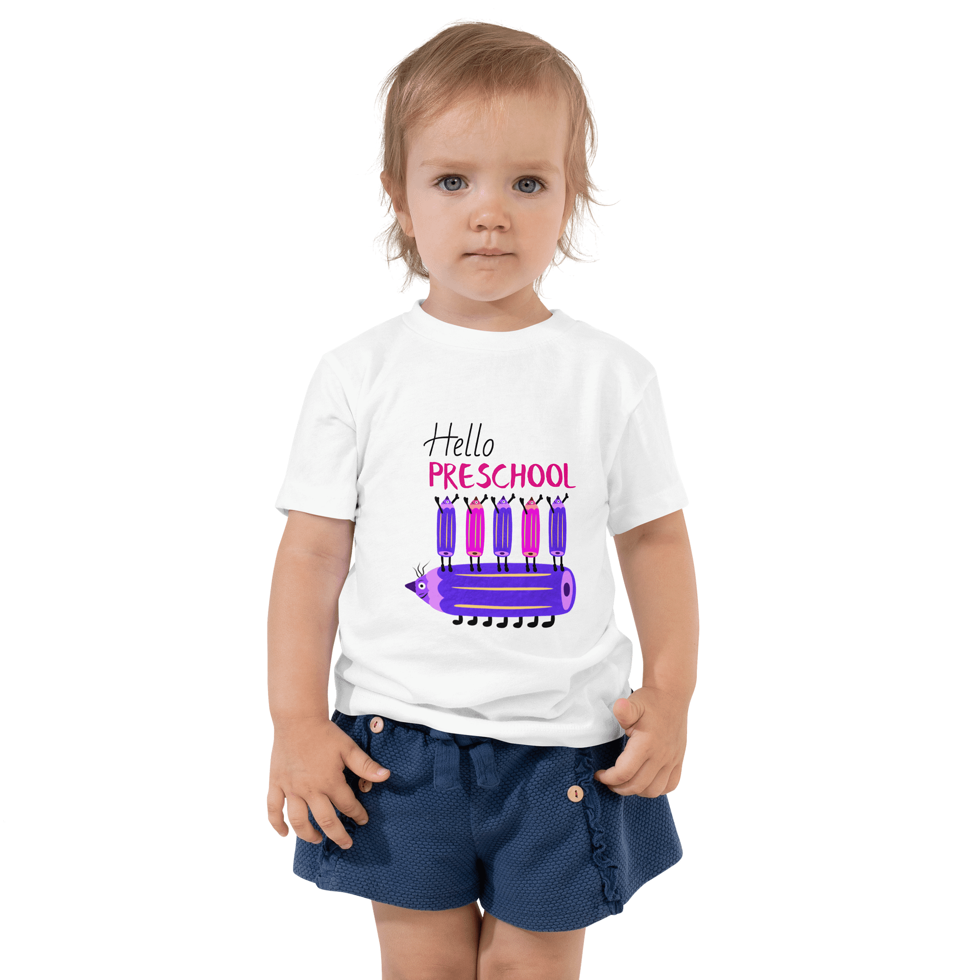 Playful Preschool Crayon Toddler T-Shirt product image (3)