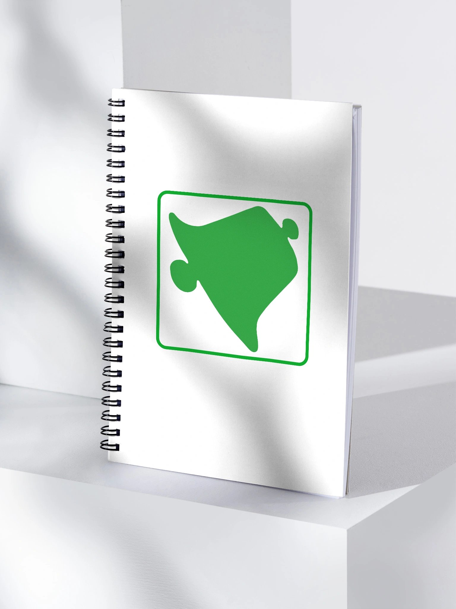 Manta Ray Green Spiral Notebook product image (4)
