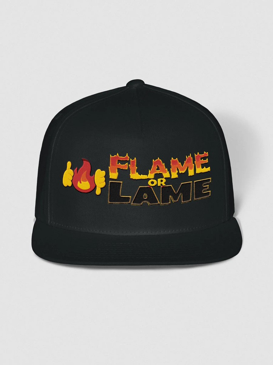Flame or Lame - Embroidered Snapback product image (1)