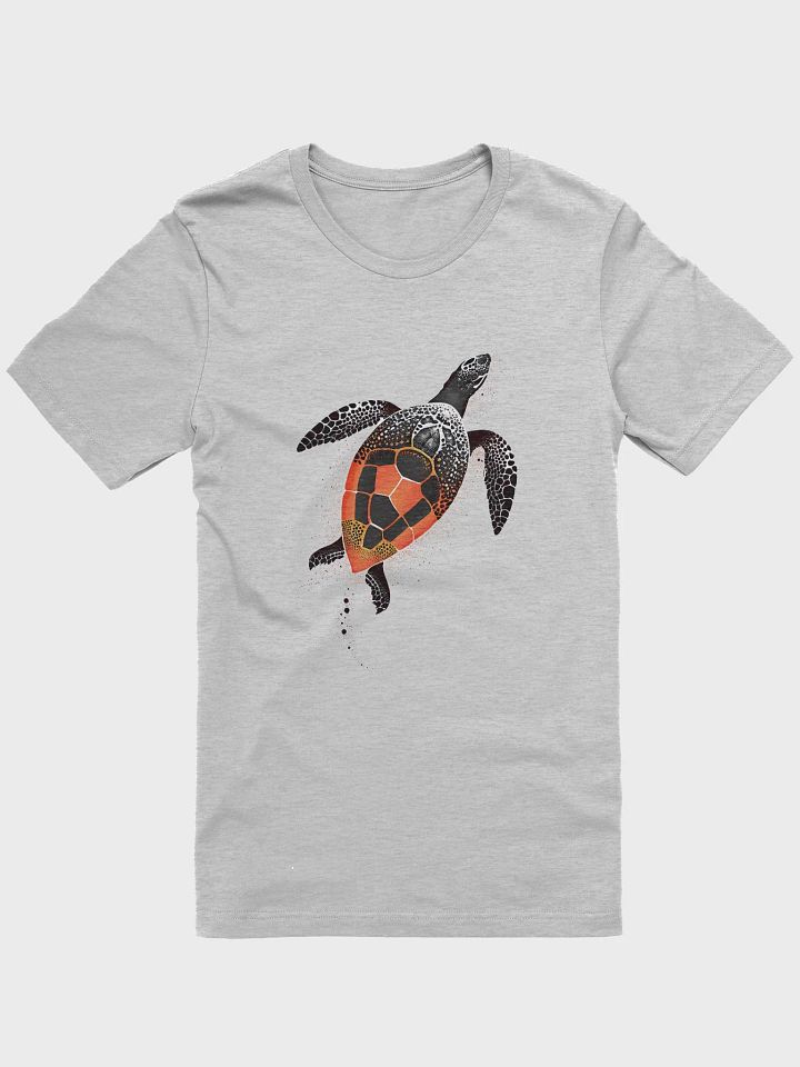 Sea turtle with orange shell - dot art product image (9)