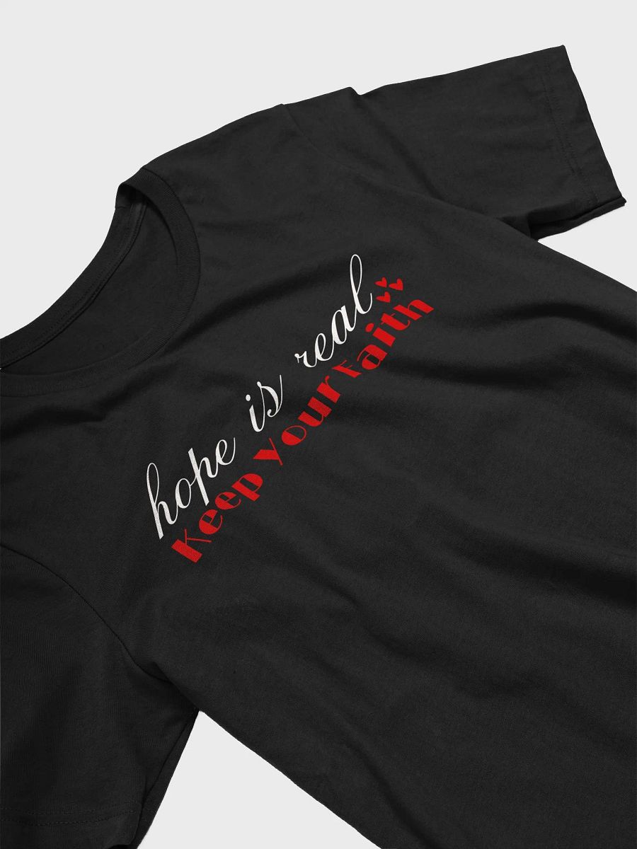 Keep Your faith Bella Canvas Black T-shirt product image (4)