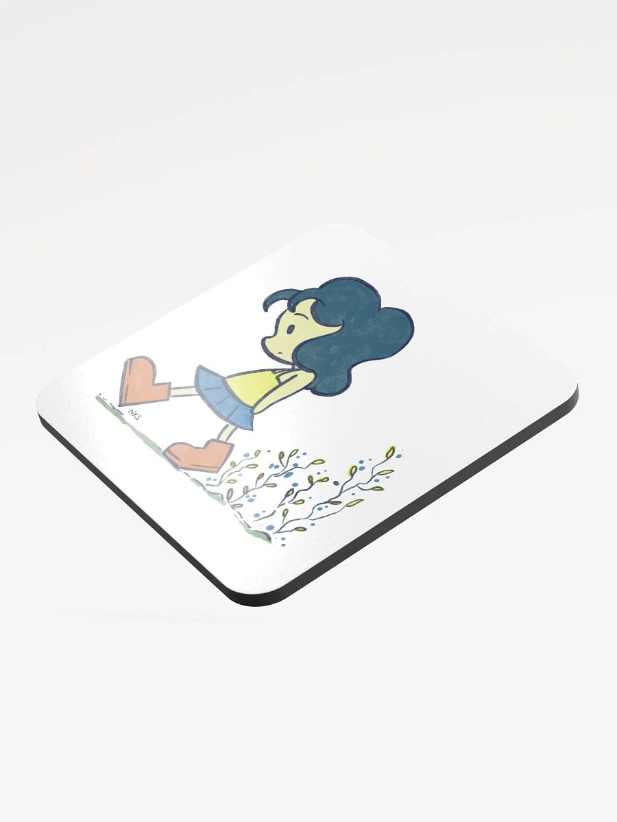 Flower Steps | Glossed Cork Coaster product image (3)