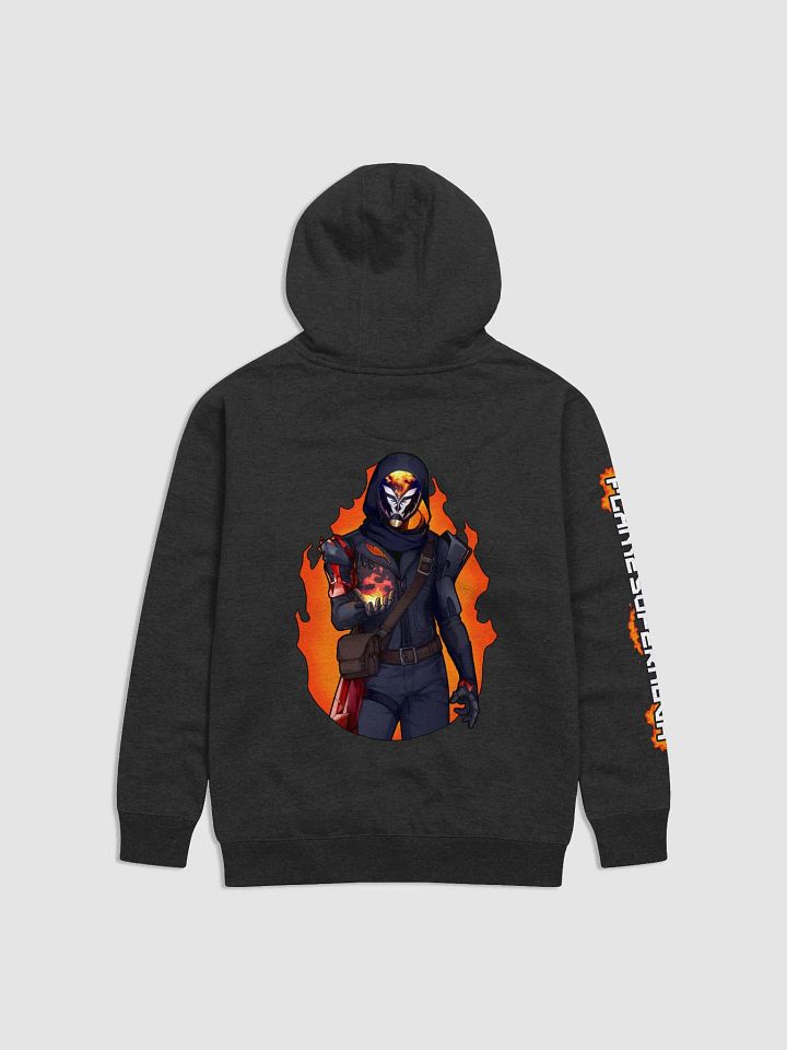 Mask Icon v2 (White) Cotton Heritage Hoodie product image (2)