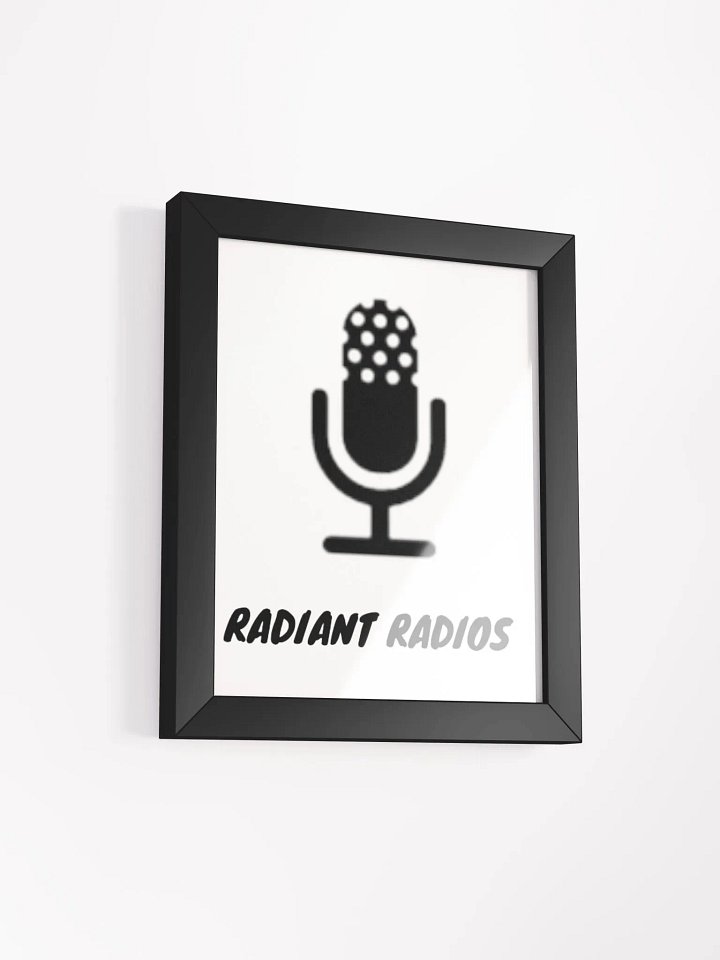 Rdiant Radios Wood Framed Matte Poster product image (23)