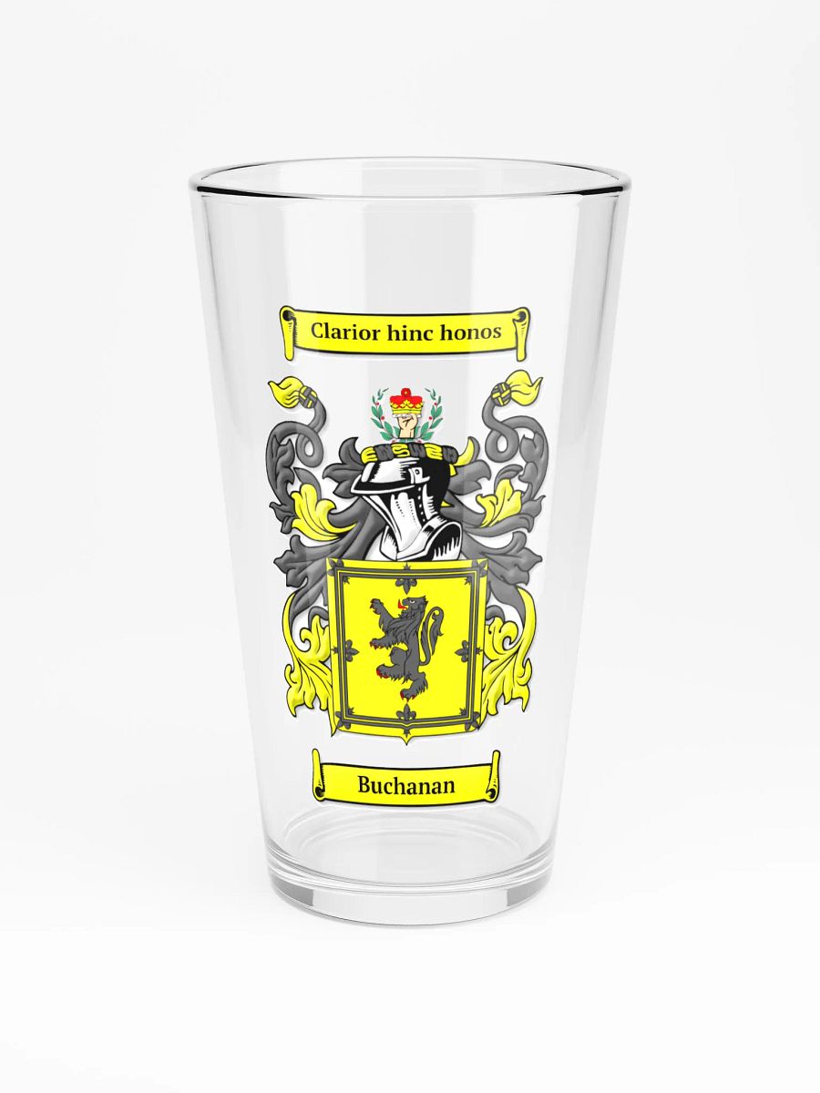 Buchanan Family Crest - Shaker Pint Glass product image (3)