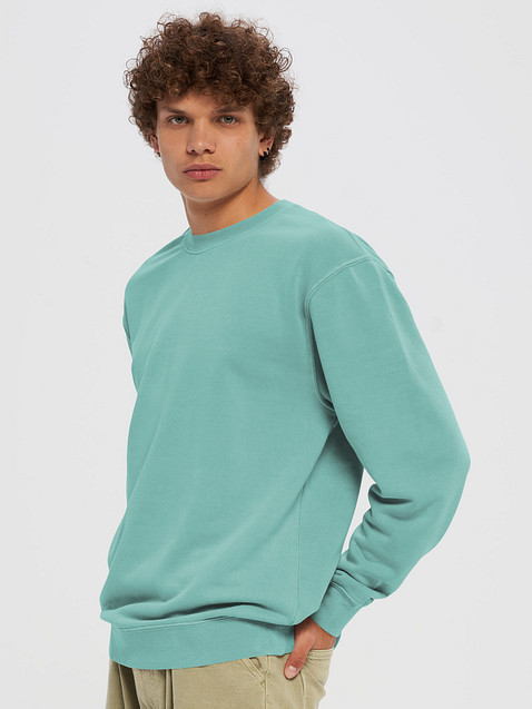 Photo showing Independent Trading Co. Unisex Midweight Pigment Dyed Sweatshirt