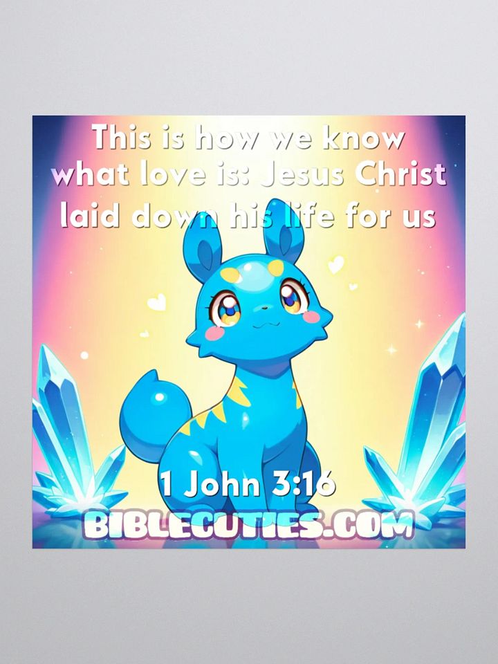 Bible Cuties Florence - This is how we know what love is: Jesus Christ laid down his life for us product image (1)