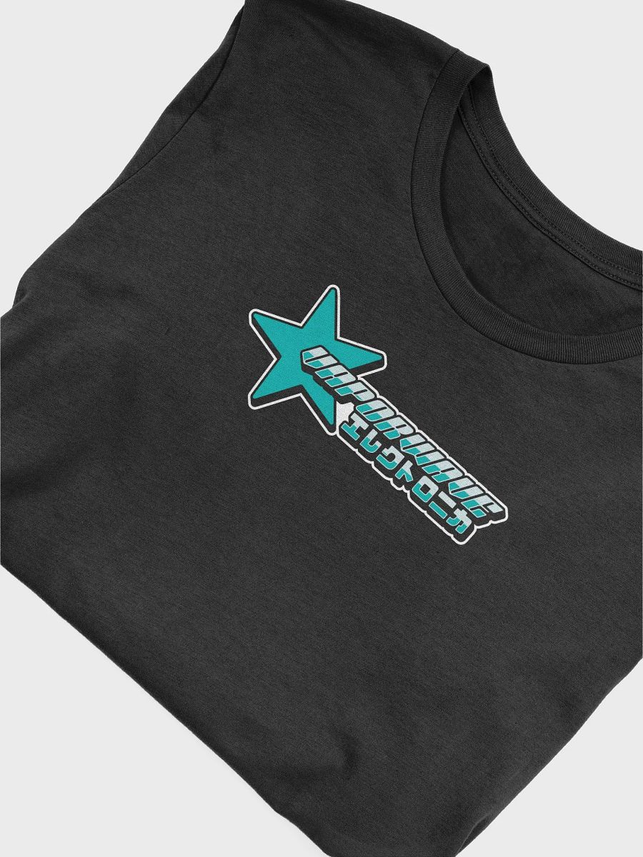 Retro Vaporwave T-Shirt – Chrome Aesthetic with Kanji Design product image (3)