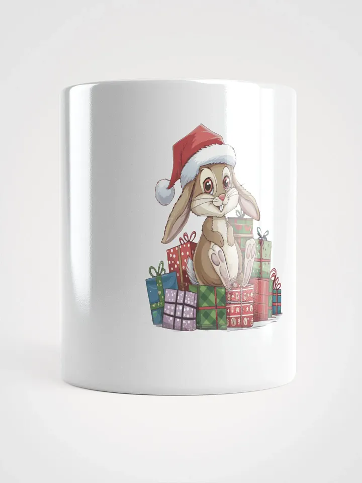 Santa Bunny White Glossy Mug product image (1)