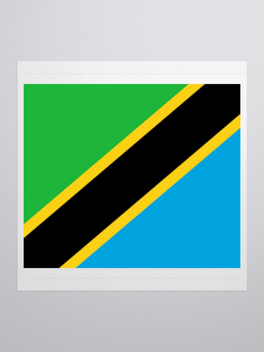 Tanzania Flag Sticker - Exclusive Vinyl Design for National Pride product image (2)