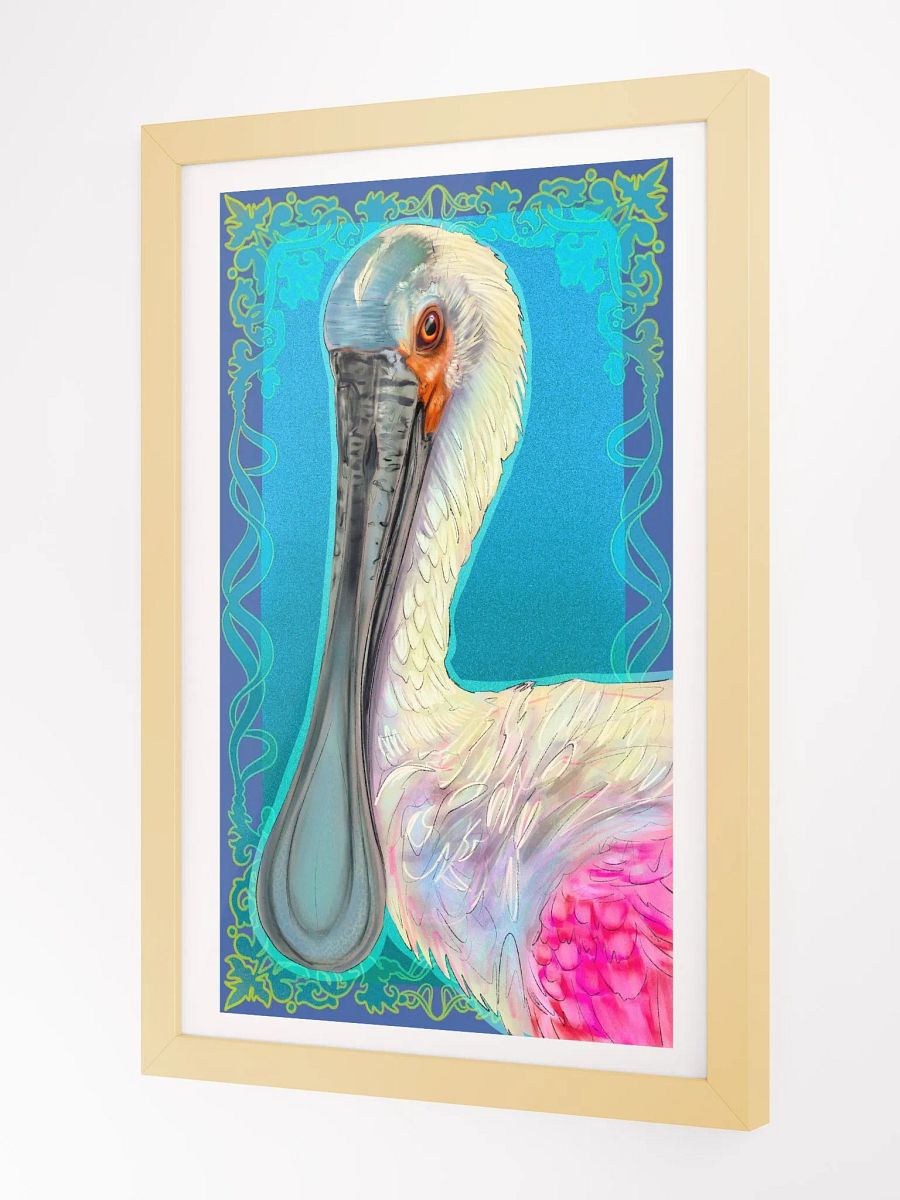 spoon bill framed product image (4)