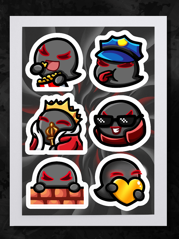 Emote Sticker Sheet 3 product image (1)