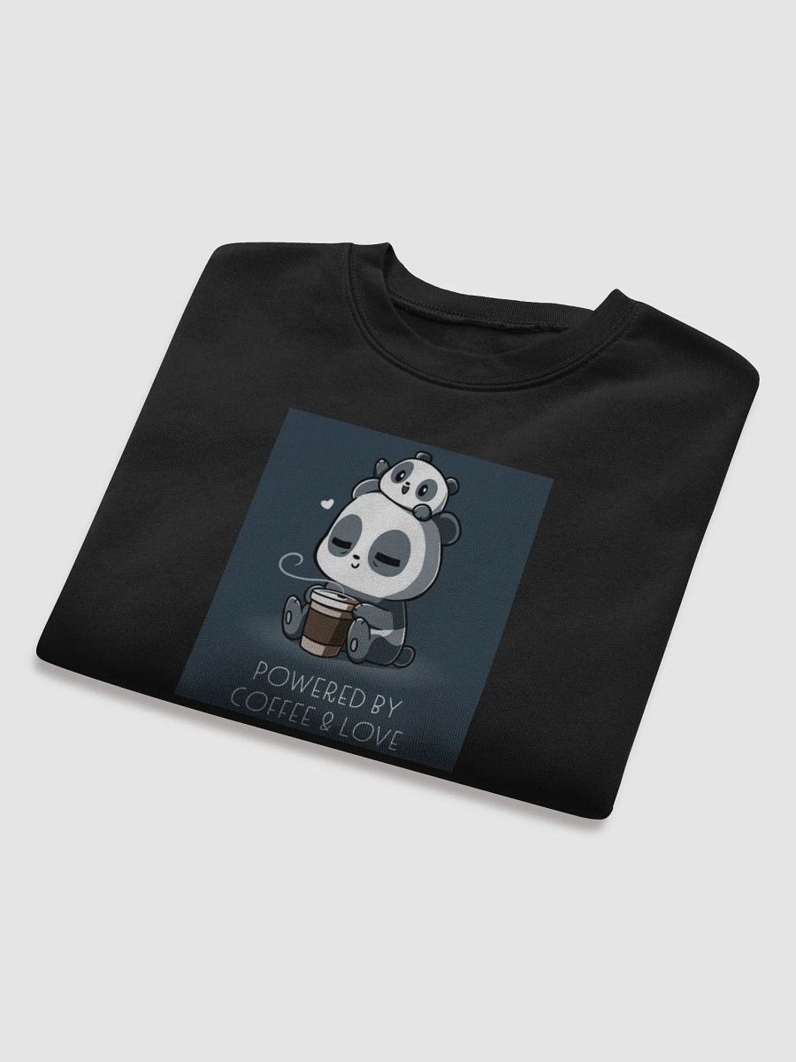 Caffeine Love Panda Crop Sweatshirt product image (36)