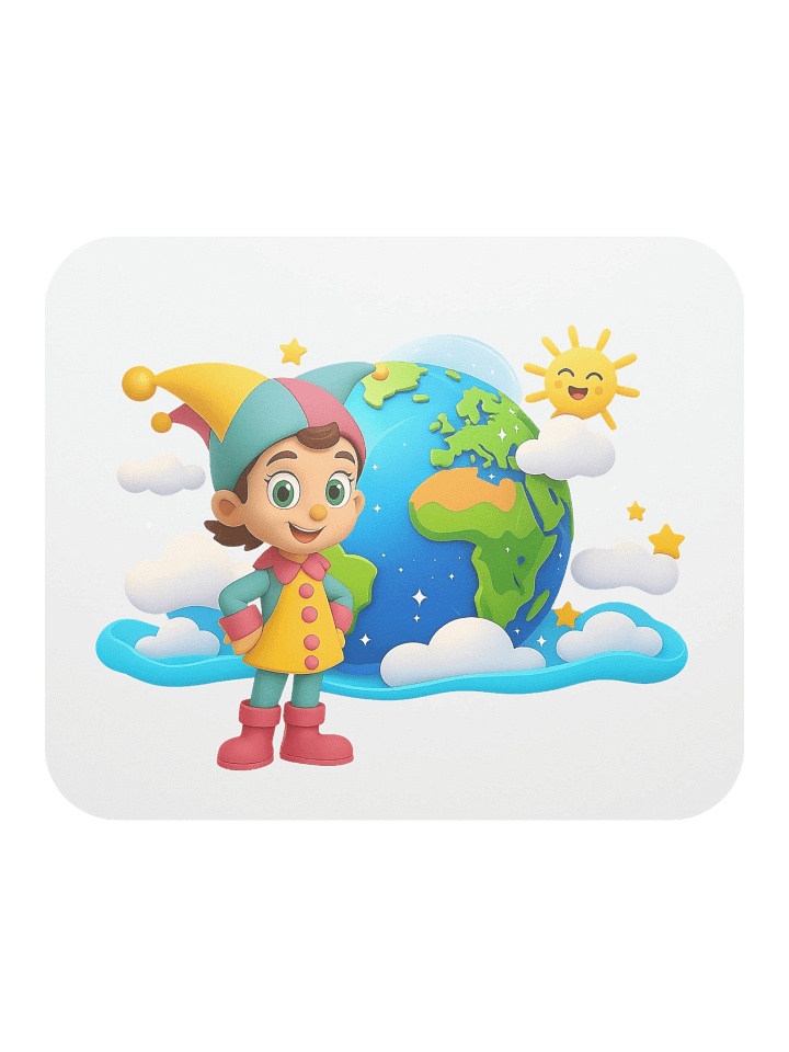🌍 JessyJesty Earth Classic Mouse Pad – Eco-Inspired Style for Your Workspace product image (1)