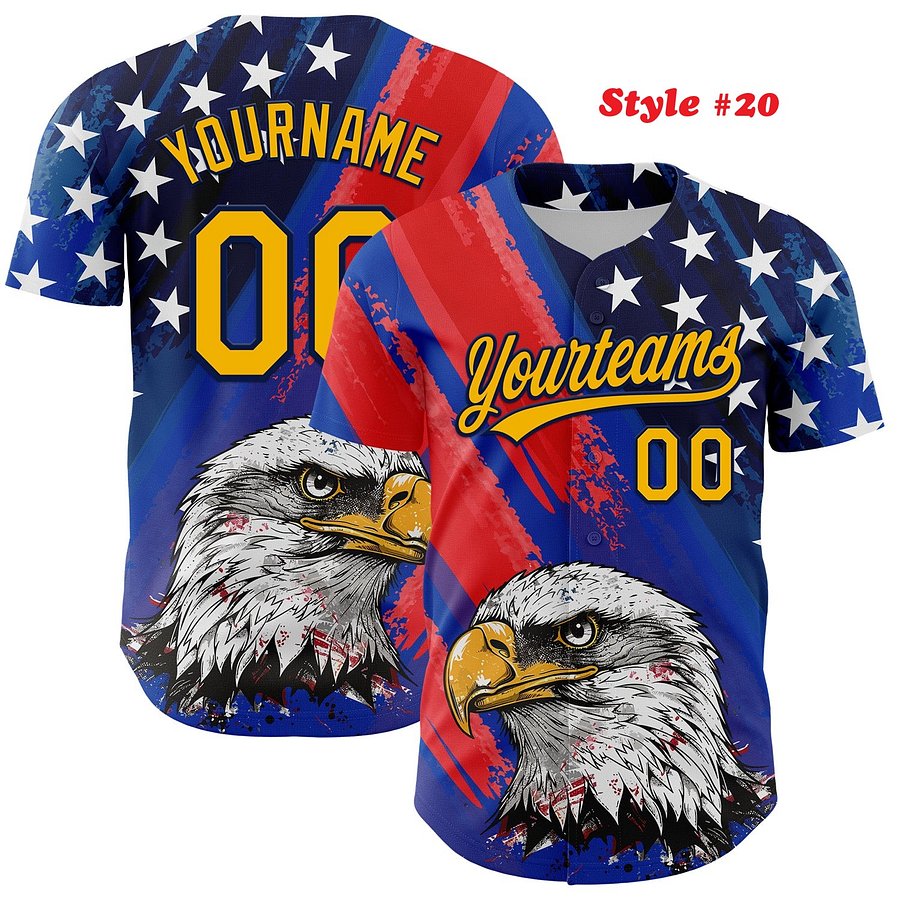 Authentic Baseball Jersey, Custom Baseball Jersey, Personalized Sport Jersey, Colorful, Flowers, Number, Logo, American product image (189)