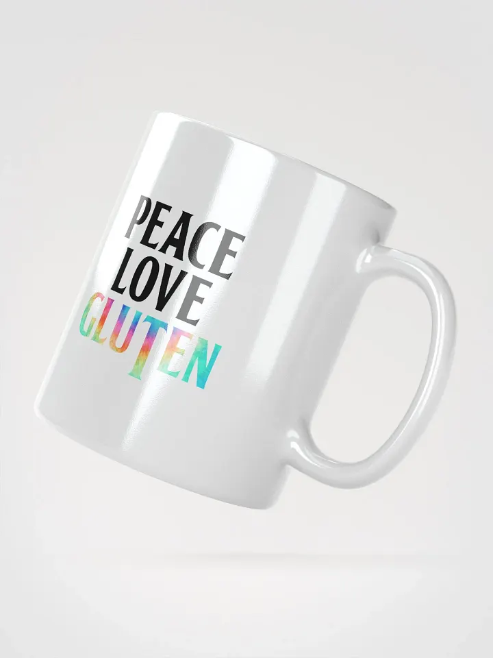 Peace Love Gluten Ceramic Mug product image (2)