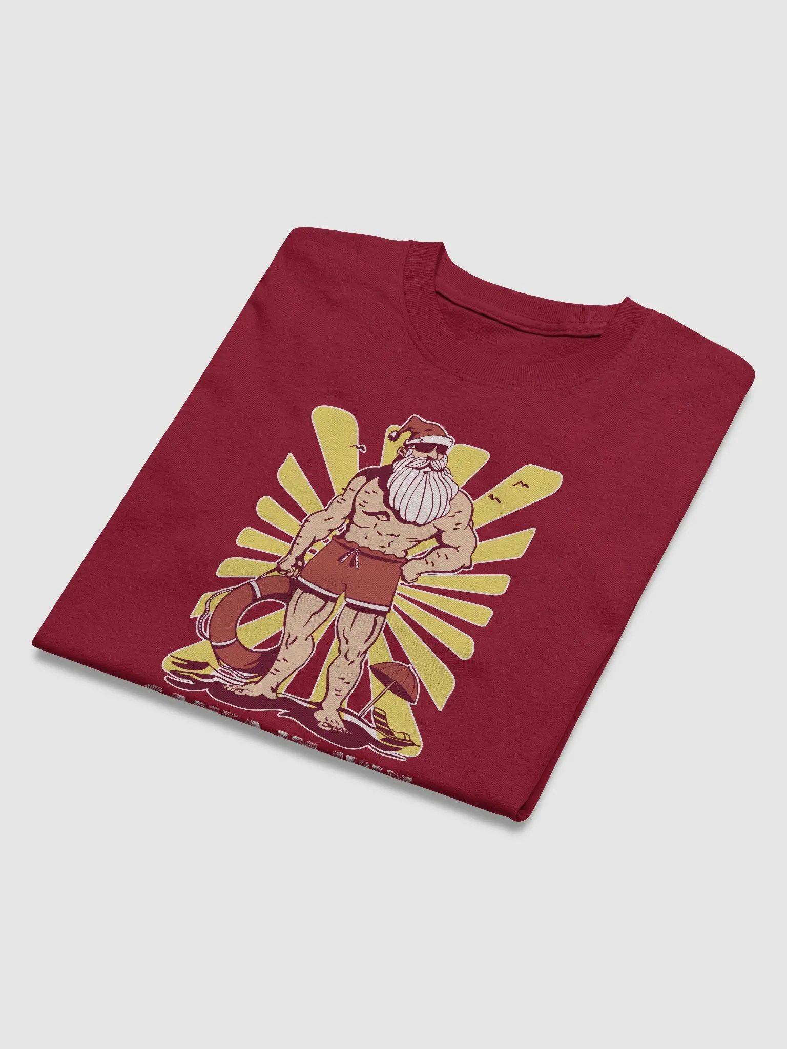 Santa in July Heavyweight T-shirt product image (4)