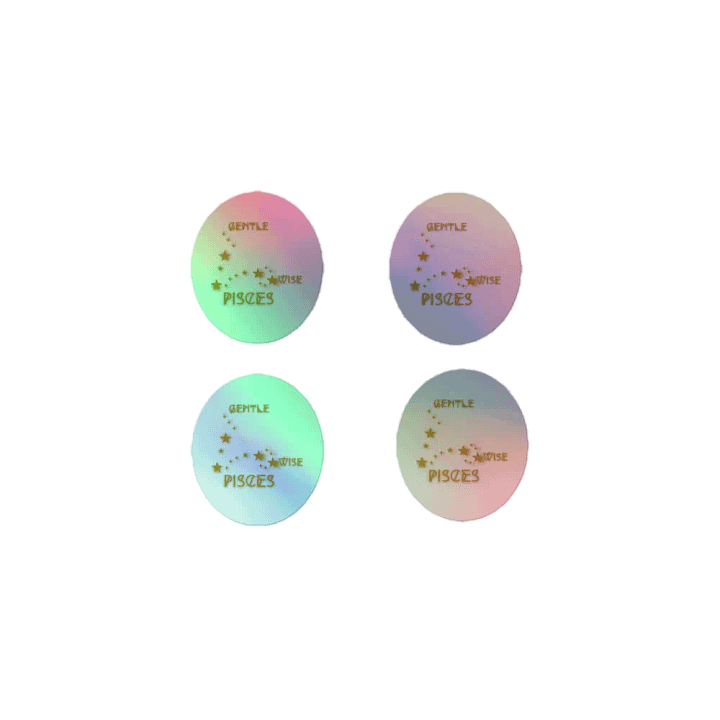 Pisces, Gentle & Wise, Holo Sticker Pack product image (1)
