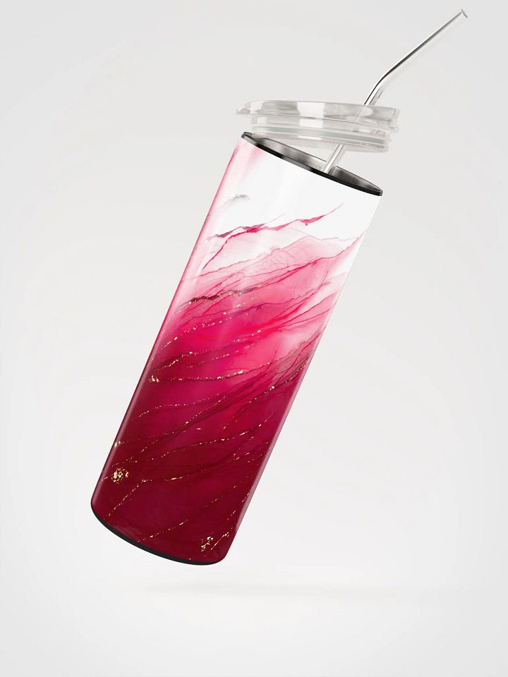 Crimson Elegance: Gilded Whispers Tumbler product image (2)