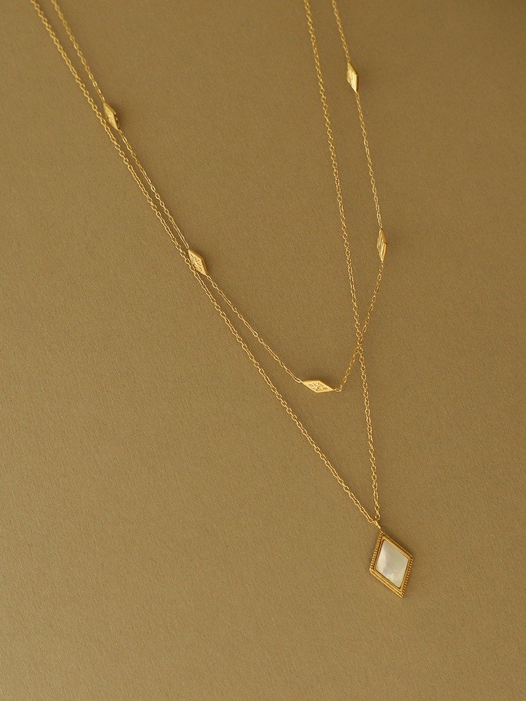 Rice Star Pendant Necklace | 18K Gold Plated. product image (11)