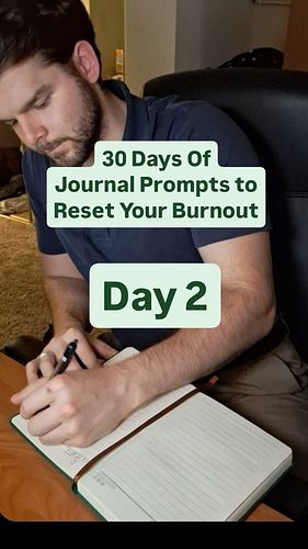 Day 2 of journaling to reset a burnt out mind

Today helped me call out something I've been doing that holds me back. It's no...