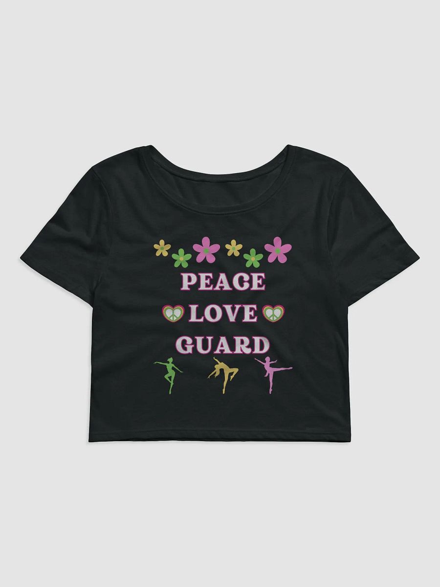 PEACE. LOVE. GUARD Crop Top product image (1)