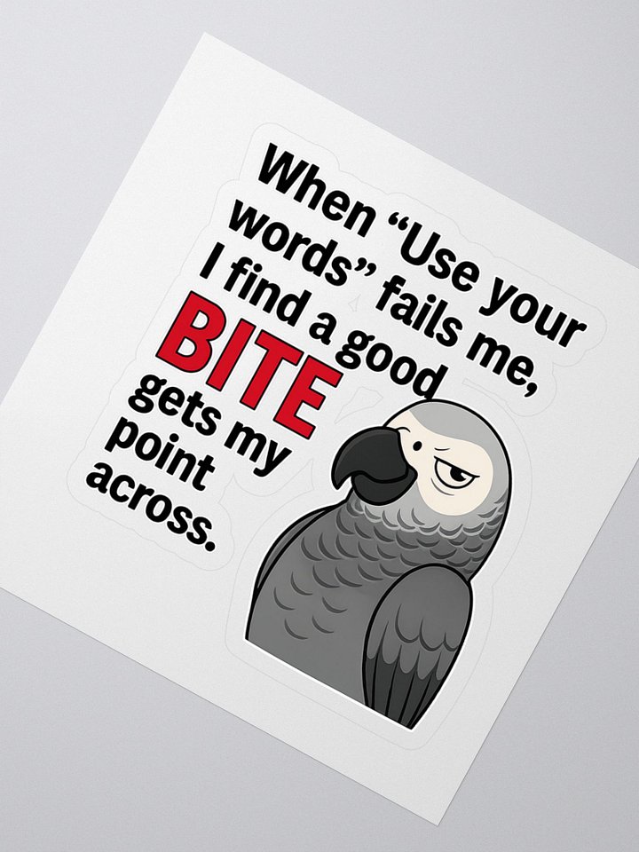 Grey Communication Skills Sticker product image (2)
