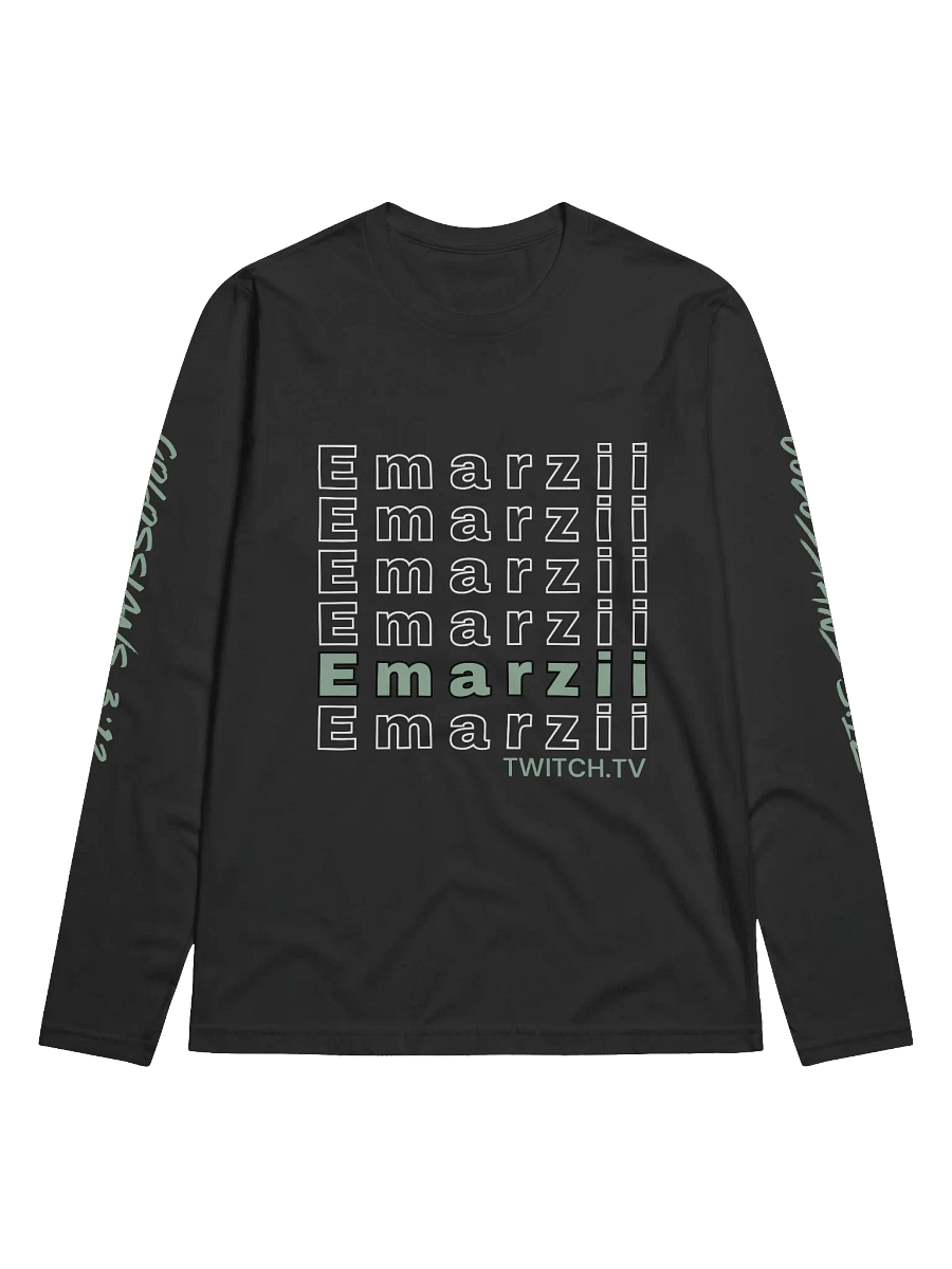 Black Emarzii Emarzii Long Sleeve Tee product image (1)