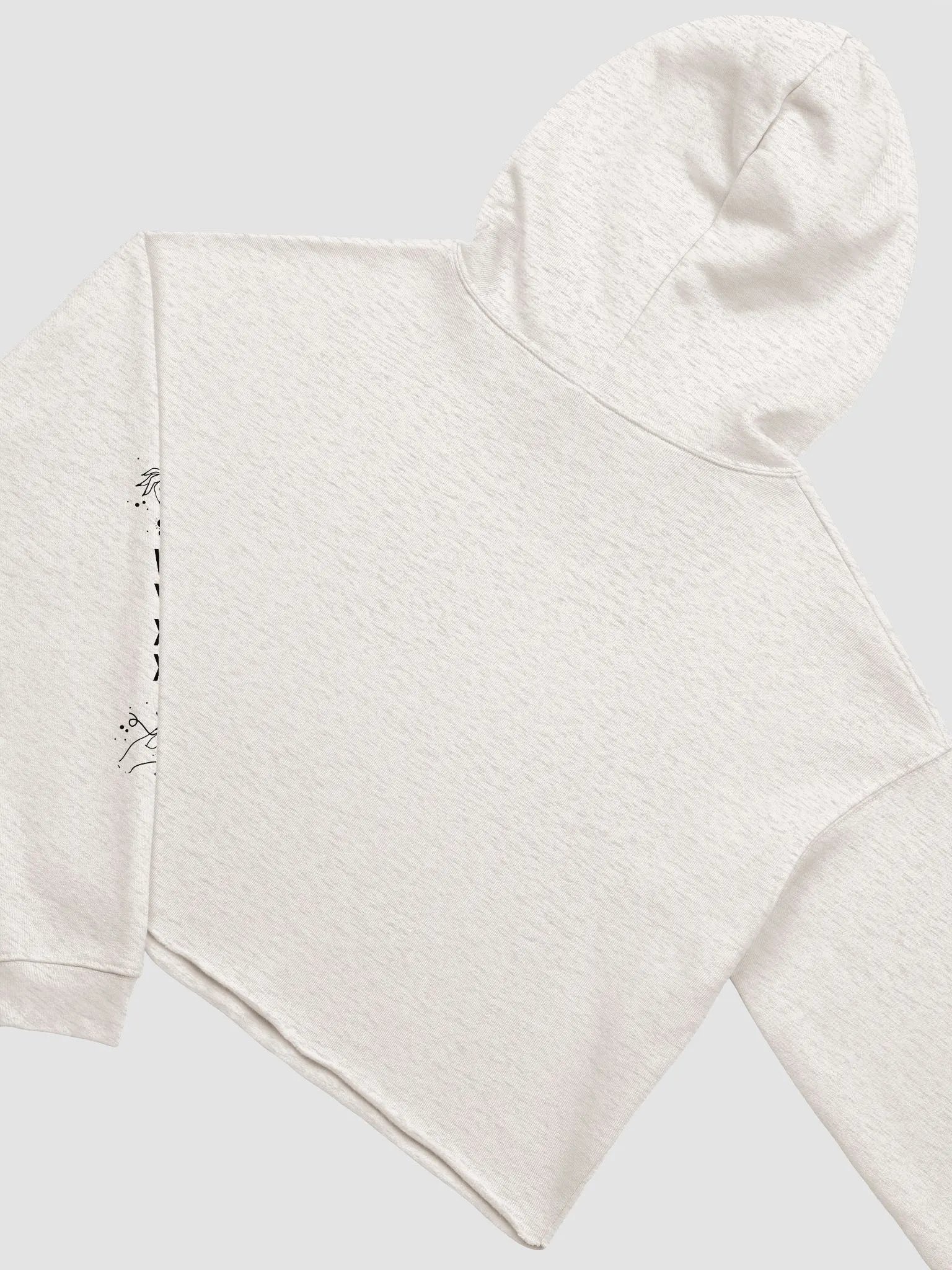 VYXX Cropped Hoodie - Light with Dark Print product image (8)