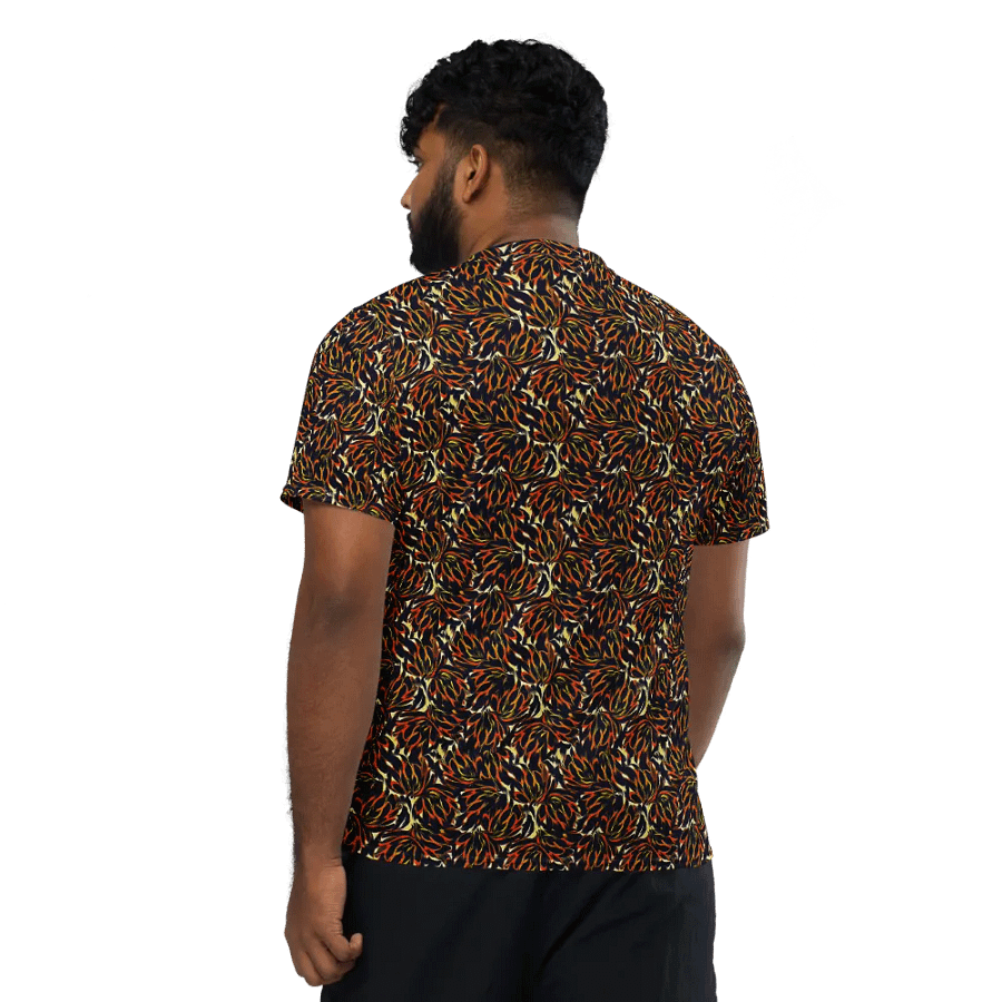 Tiger Flower | Recycled Unisex Sports Jersey product image (3)