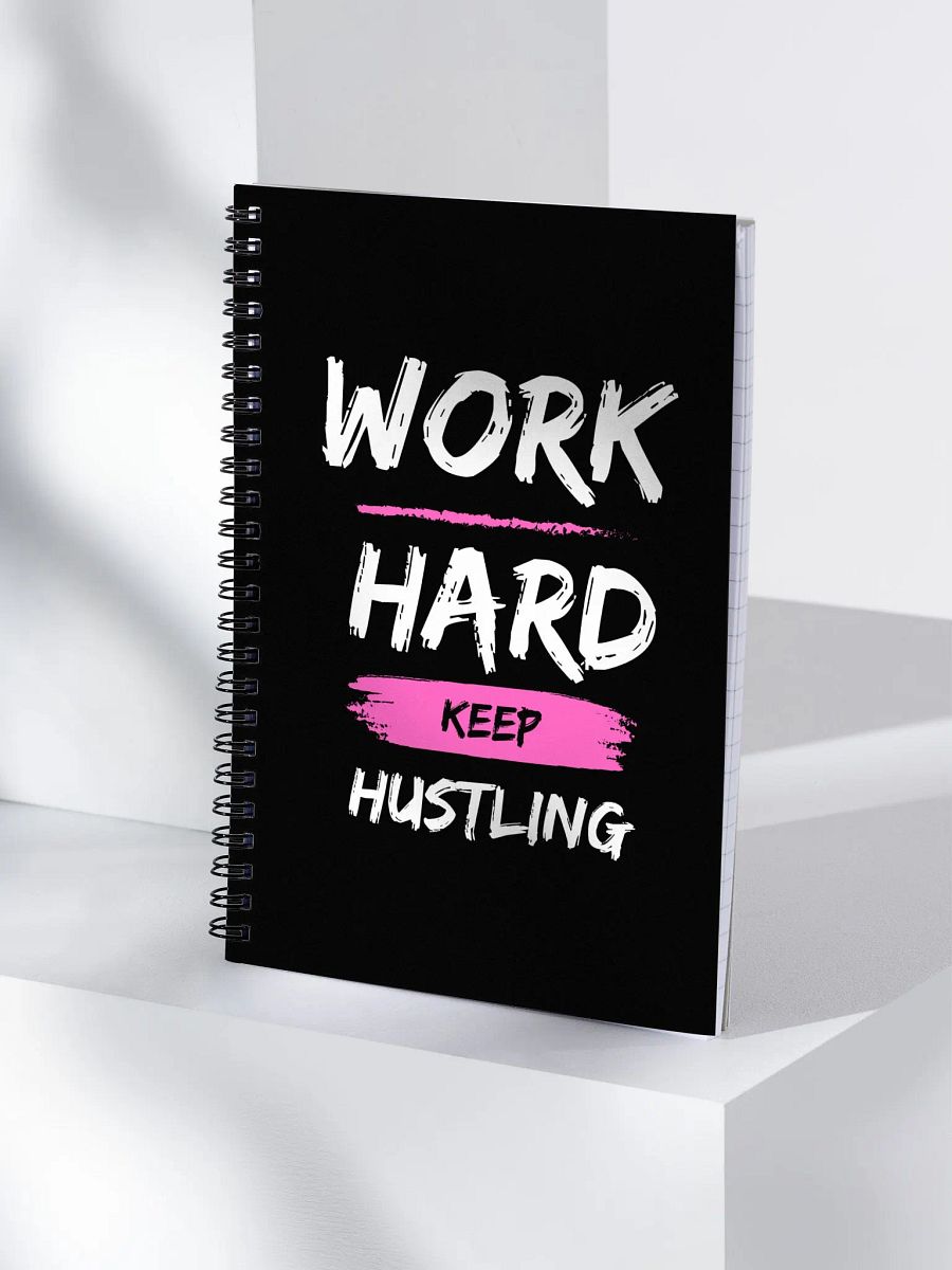 Work Hard Motivation Spiral Notebook product image (3)
