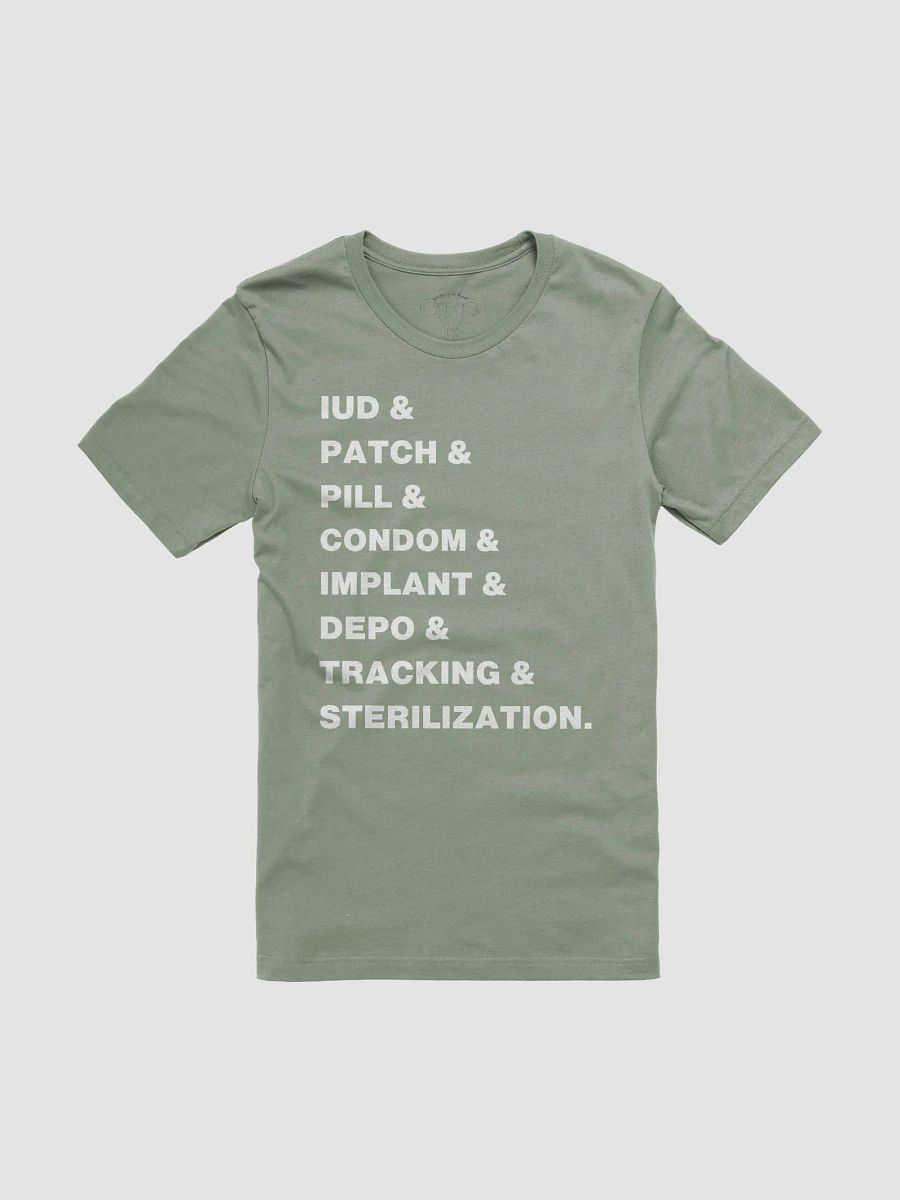 birth control & (short tee with light font) product image (10)