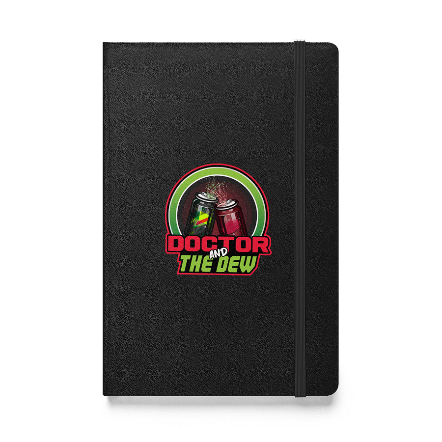 🖤 Doctor and The Dew – Official Black Hardcover Notebook 🖤 product image (1)
