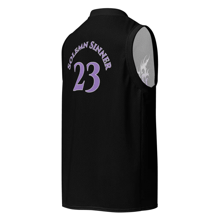 Nocturnal Metal Logo Basketball Jersey product image (2)