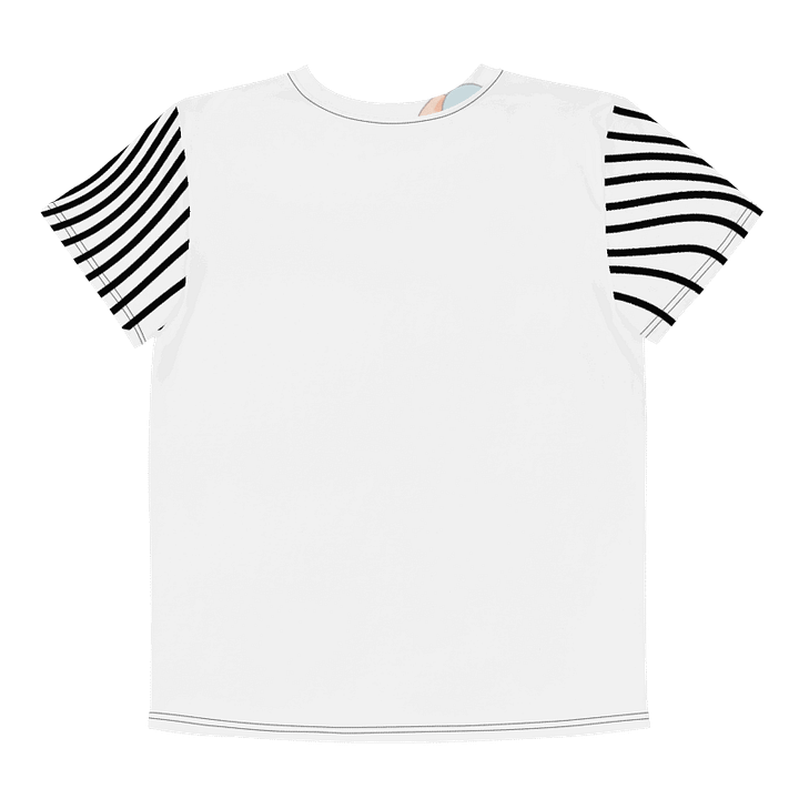 KIDS- GIRL TEE -BABY ELEPHANTS ( WHITE) - All-Over Print Youth Crew Neck T-Shirt product image (2)
