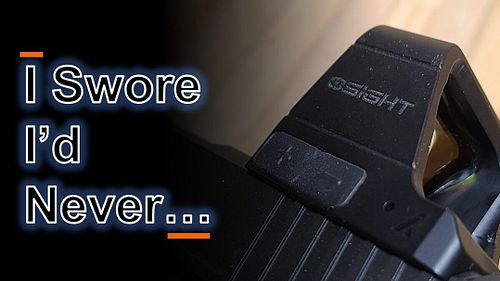 The Osight X red dot showed up buggy, stayed interesting, and somehow earned its spot on my carry gun. Here’s what happened w...