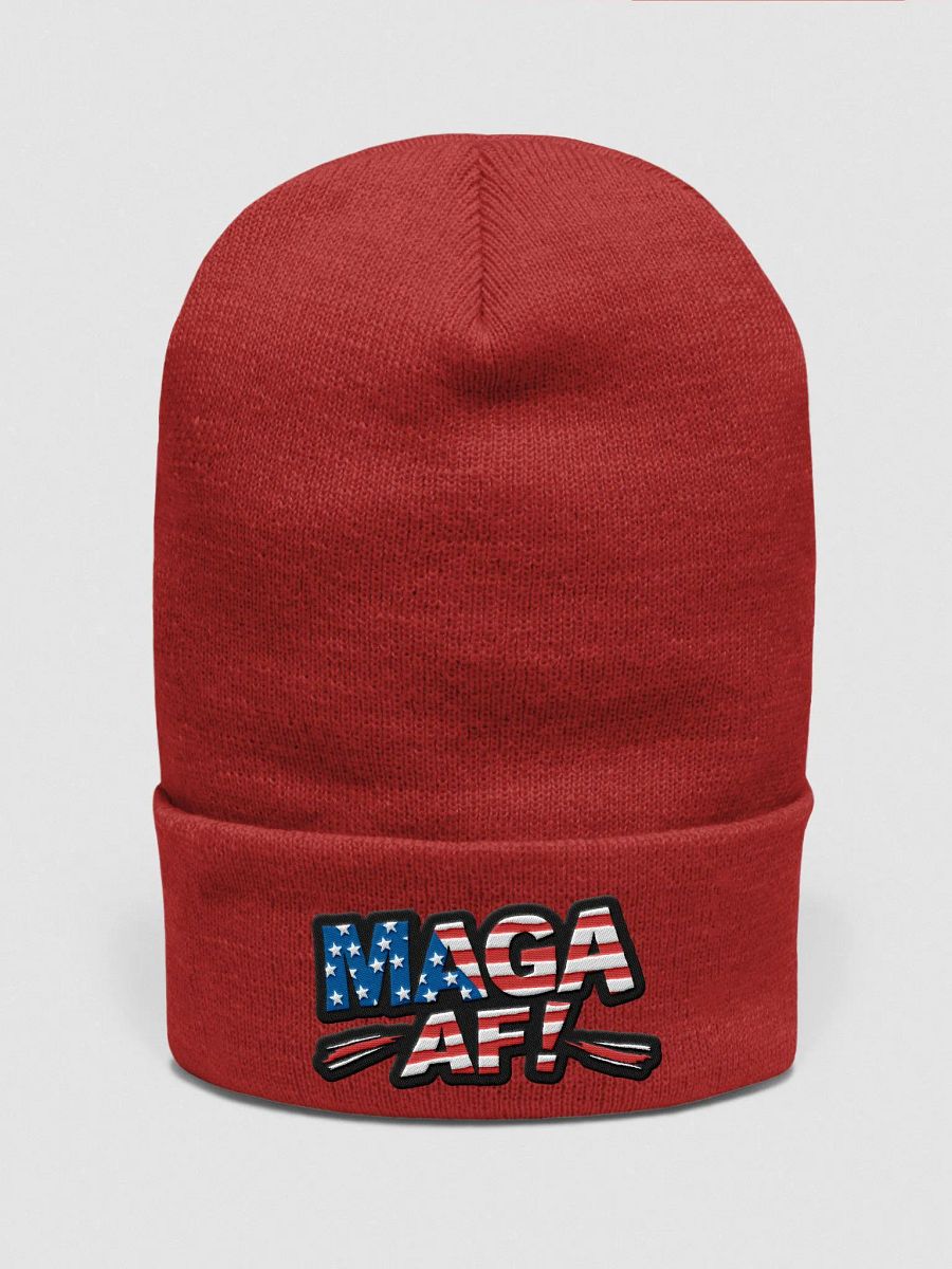 Cuffed Beanie: MAGA product image (1)
