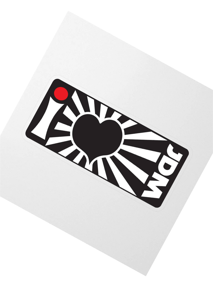 I ❤️ JDM Sticker product image (2)