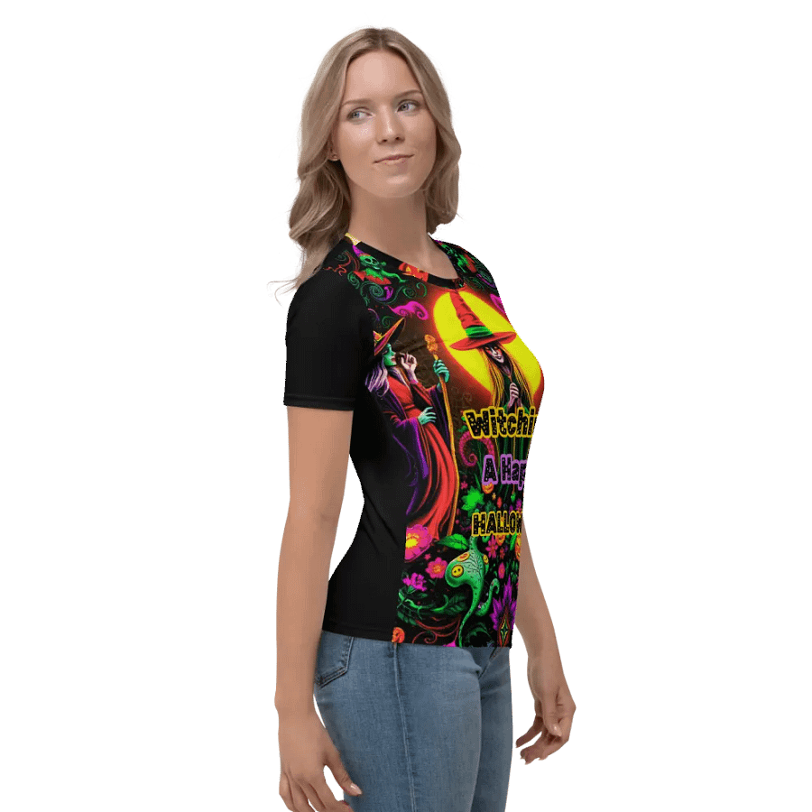 Witching A Happy Halloween T Shirt product image (7)