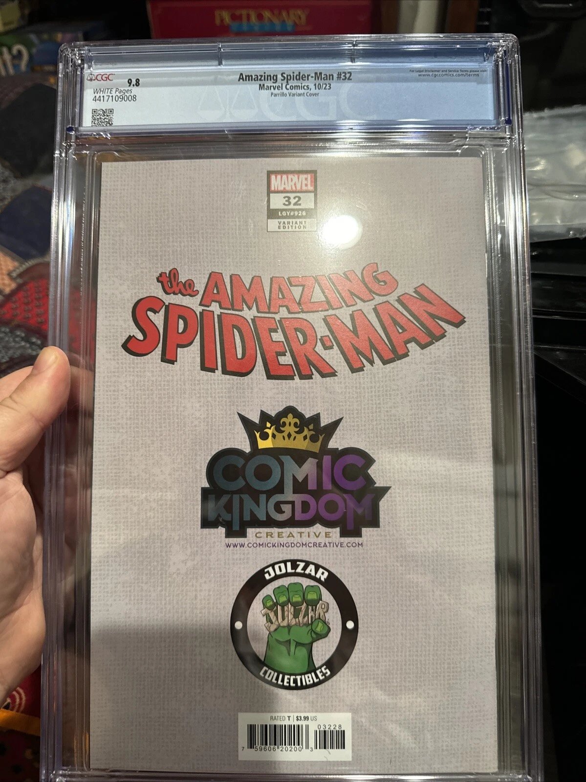 Amazing Spider-Man #32 (2023) | CGC 9.8 | Lucio Parrillo Venom Variant Cover product image (2)
