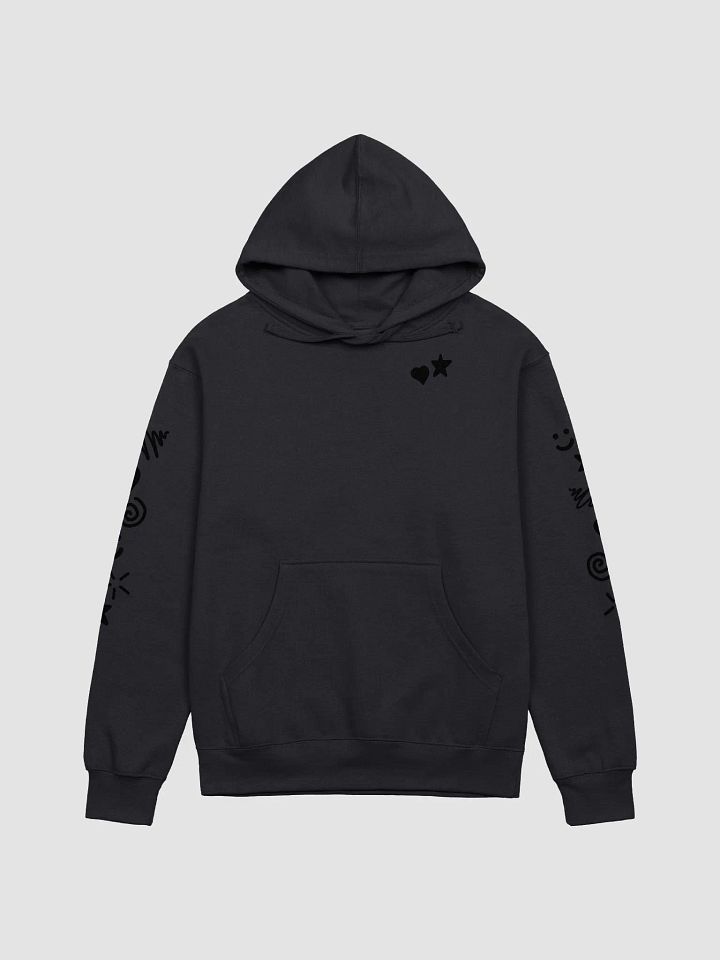 teacups Doodle Hoodie (Black) product image (1)