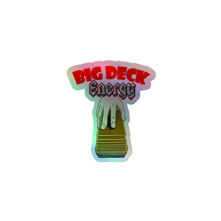 Big Deck Energy Red Sticker product image (1)