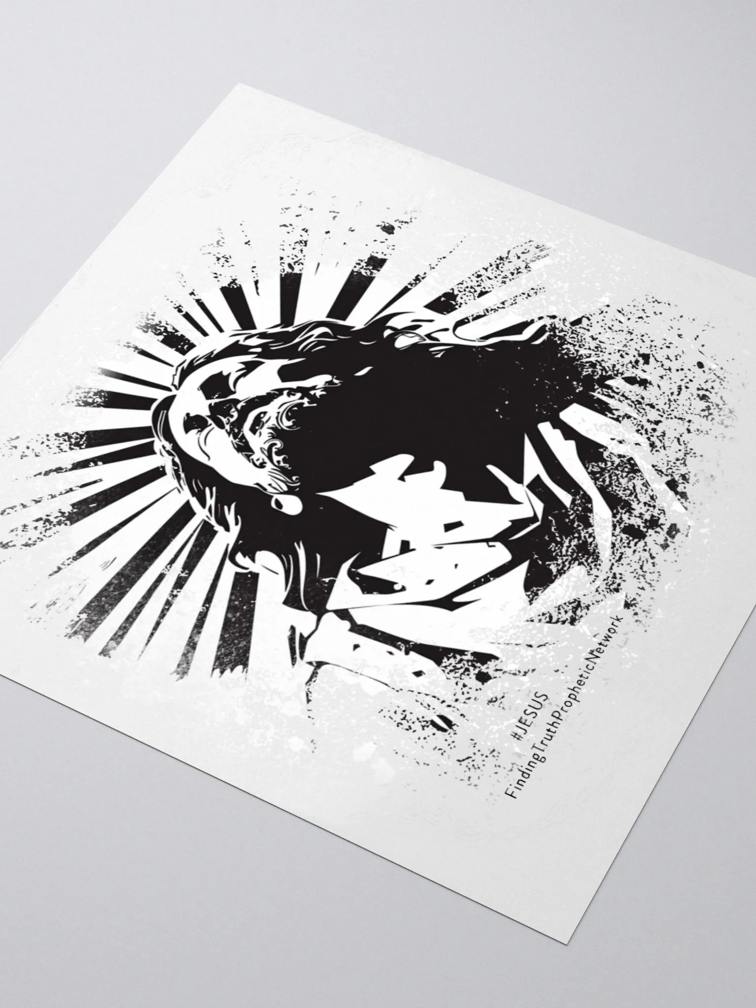 Radiant Jesus - Kiss Cut Stickers product image (2)